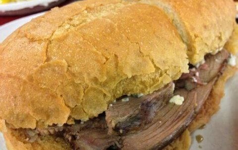 Lamb Sandwich with Blue Cheese