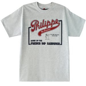 Philippe’s Ash T-Shirt with Red Logo