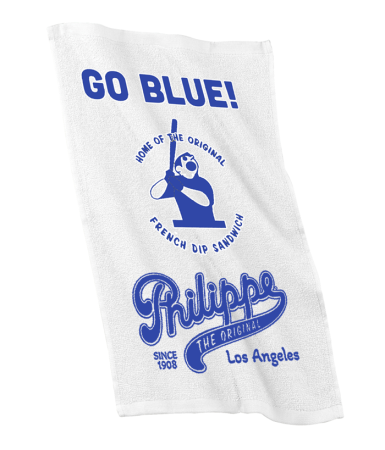 Philippe's White Rally Towel