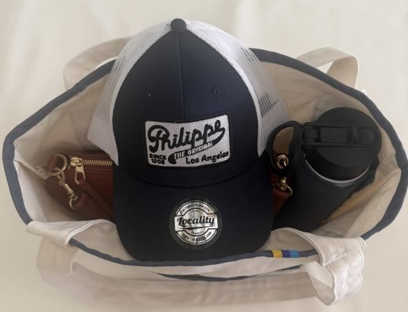 Philippe the Original Canvas Bag with Water Bottle Pocket