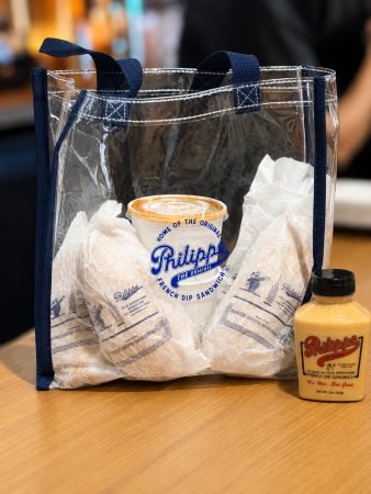 Philippe's Game Day Tote with French Dips & Chili